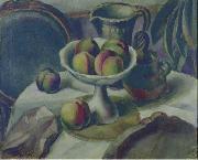 Edward Middleton Manigault Peaches in a Compote Sweden oil painting artist